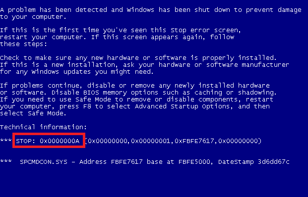 パソコンが青い画面 ブルースクリーン になった時の原因と復旧方法 データ復旧大図鑑 自分で解決 ファイル復元